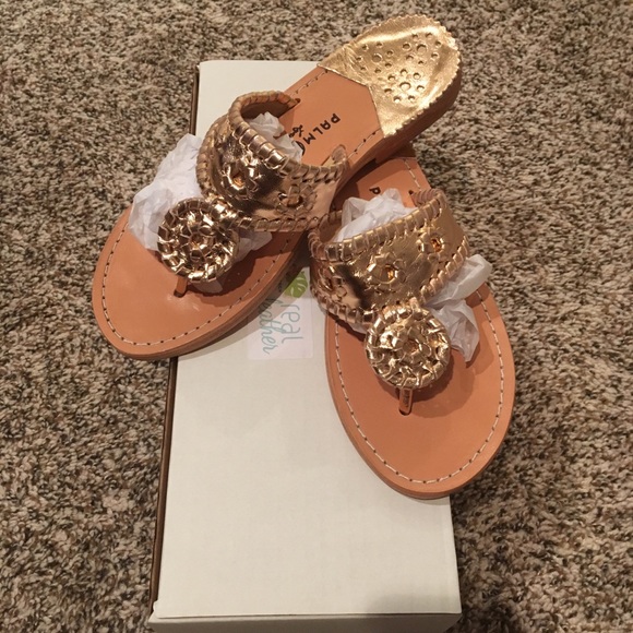 rose gold beach sandals
